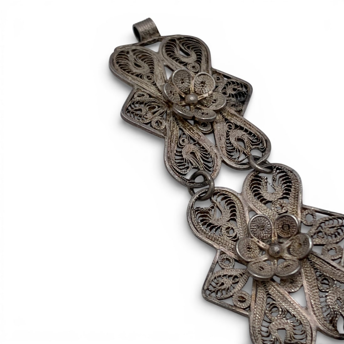 Silver Filigree Bracelet - 3