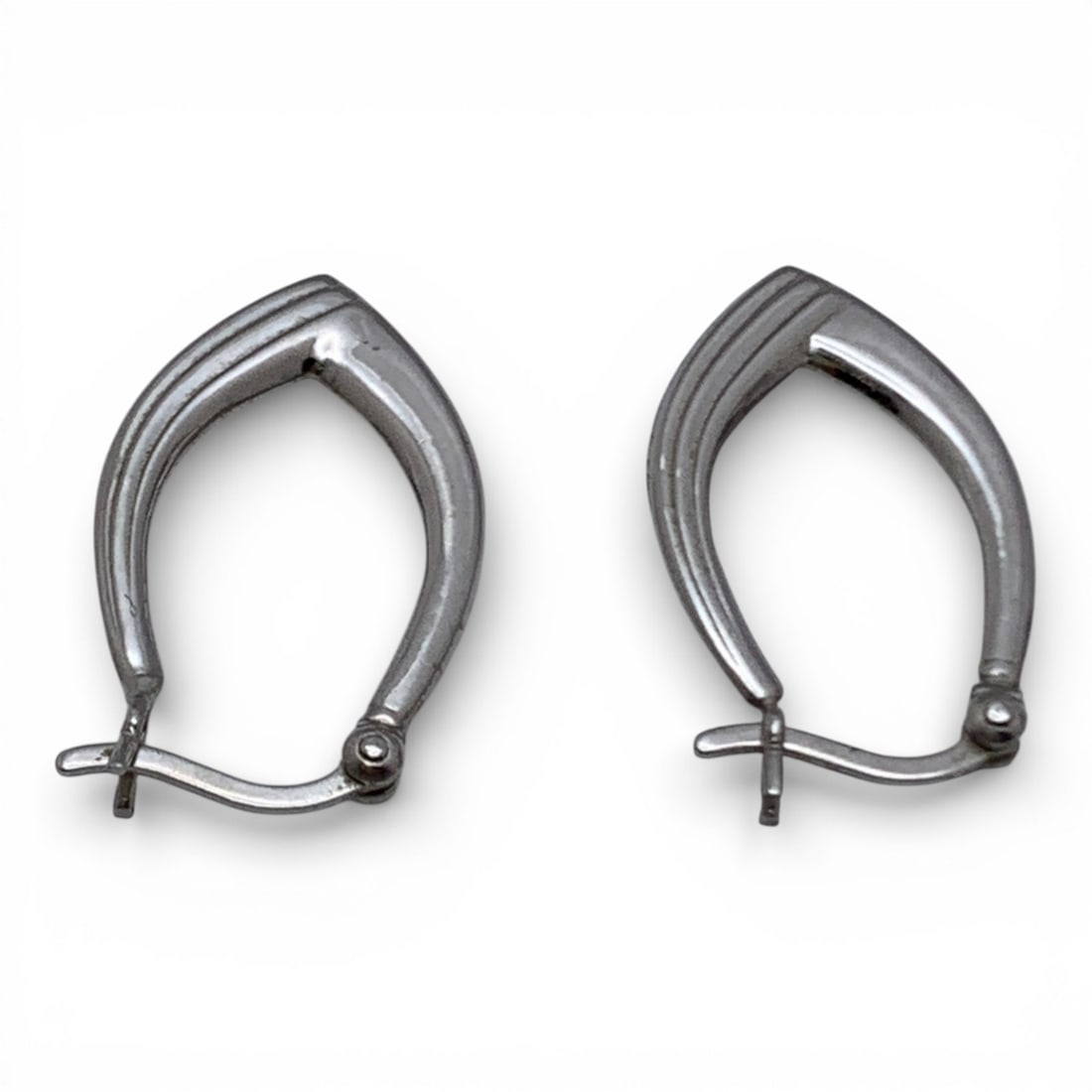 14k White Gold Earrings - 2