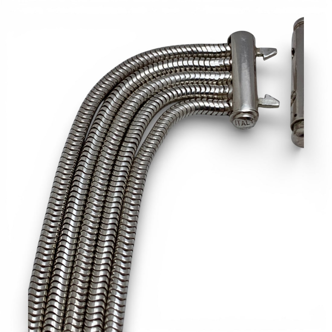 Sterling Silver Multi Strand Necklace - 4