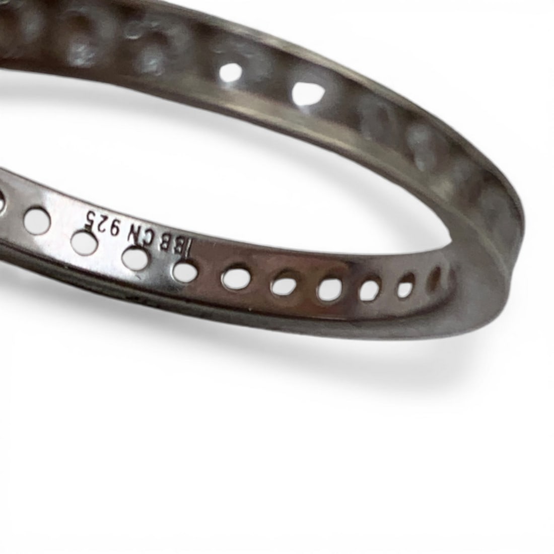 Sterling Silver Ring With Clear Stones - 4