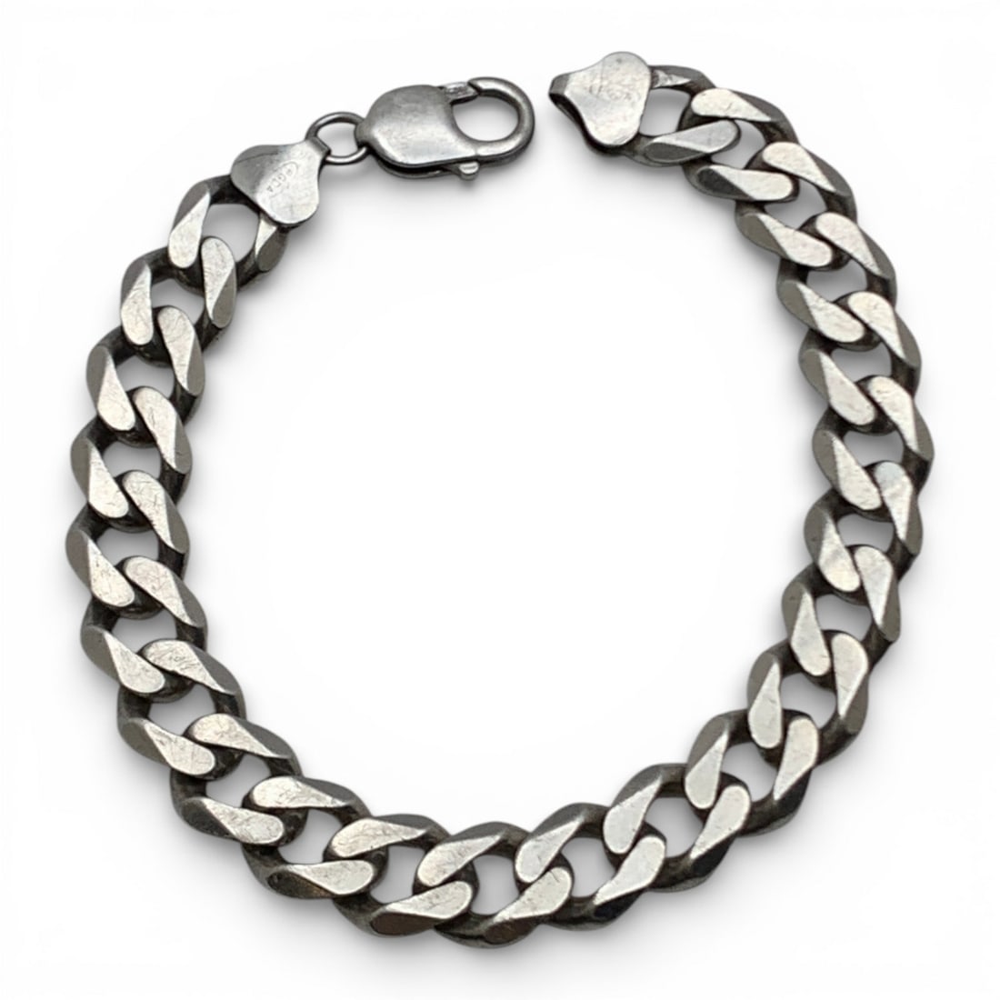 Sterling Silver Bracelet: Marked 925 - 9 3/8" Long - 40.0 Grams