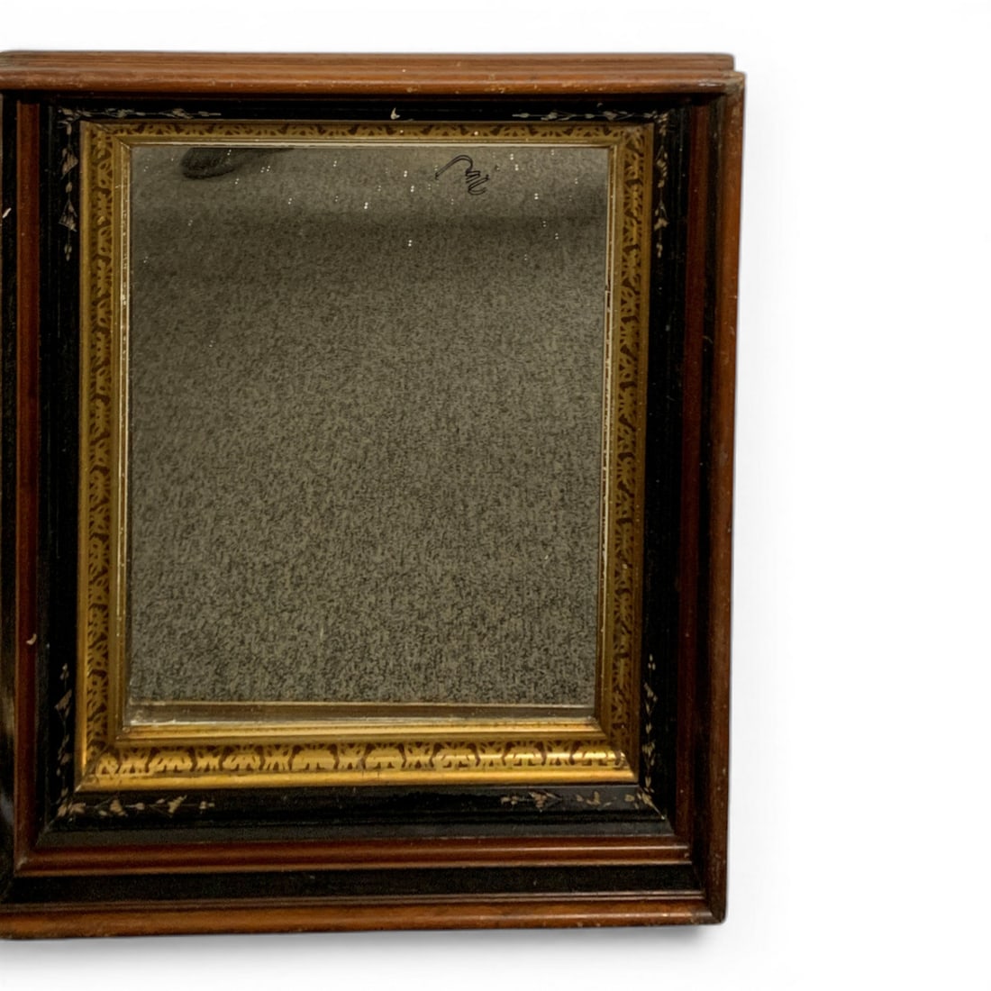 Framed Mirror: 27" X 23".
