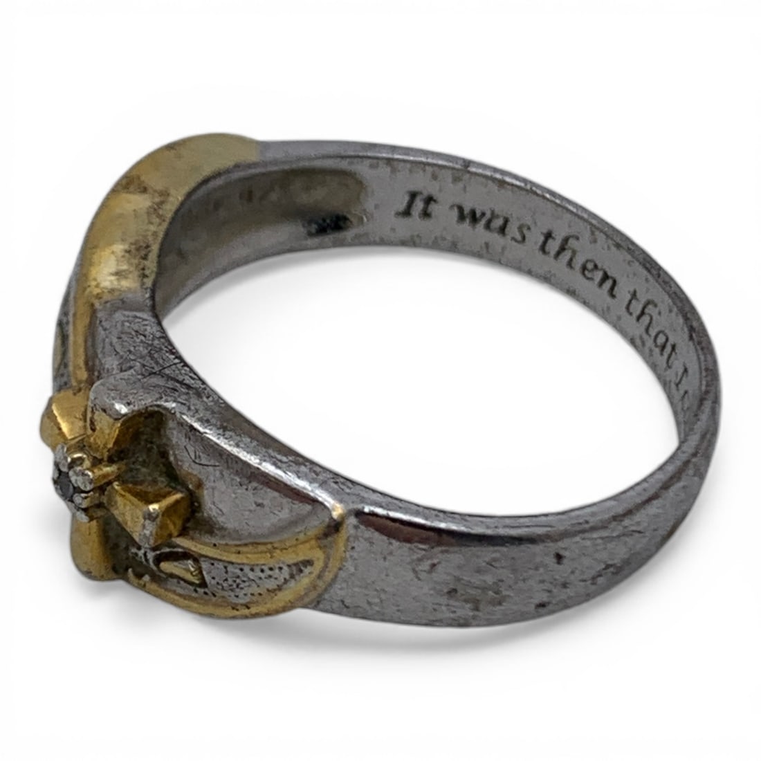 Sterling Silver Cross Ring - 3