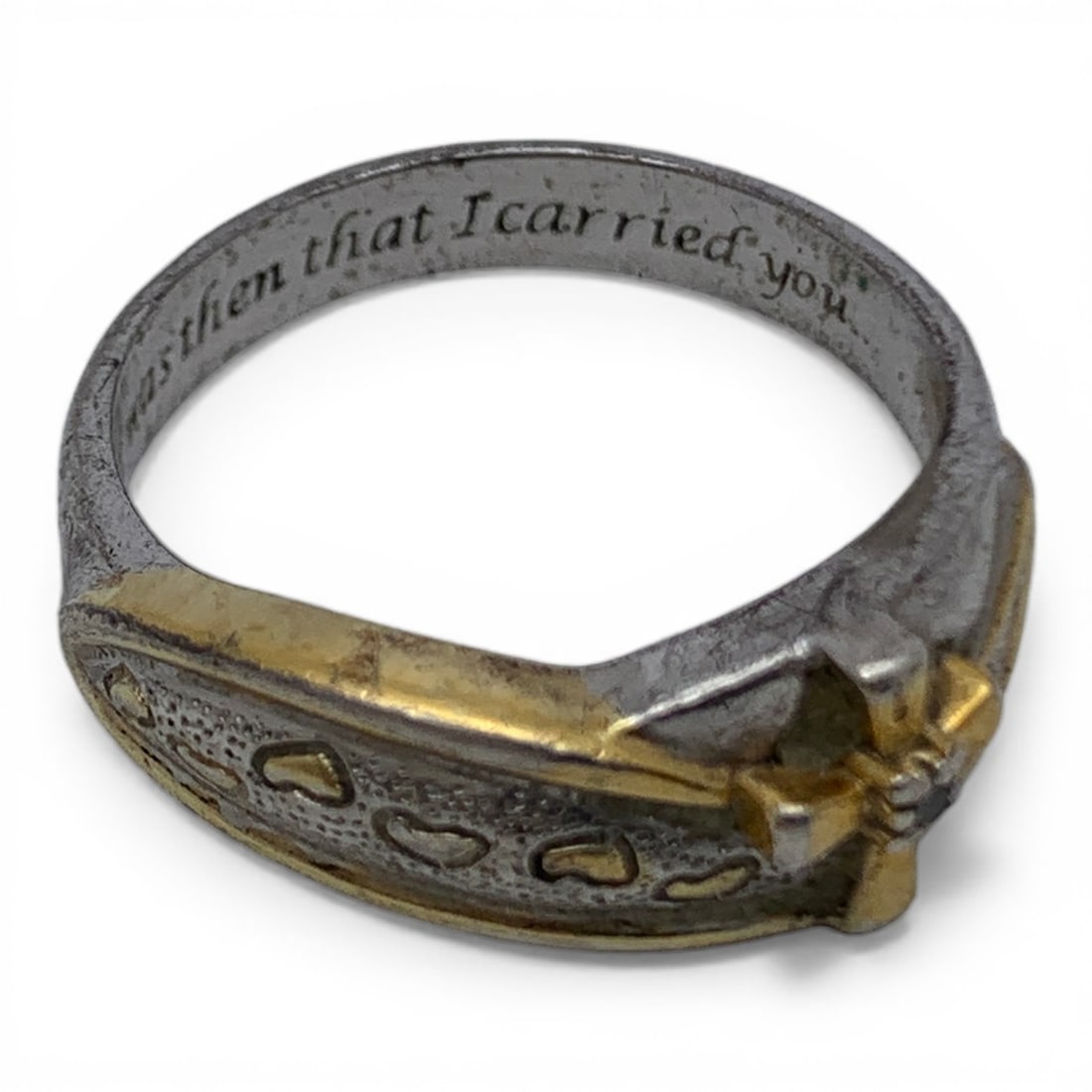 Sterling Silver Cross Ring - 4