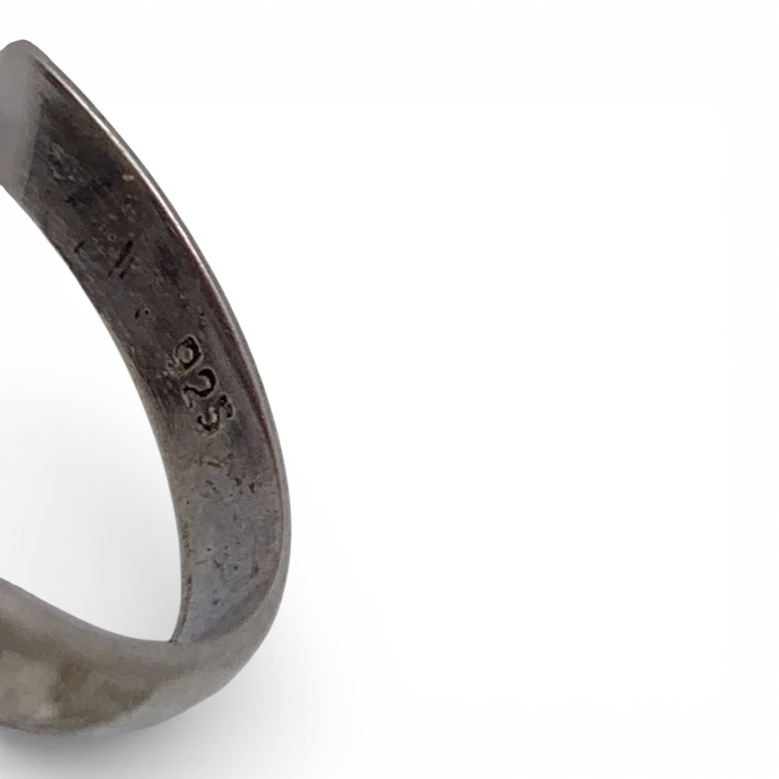 Sterling Silver Ring With Pink Stone - 5