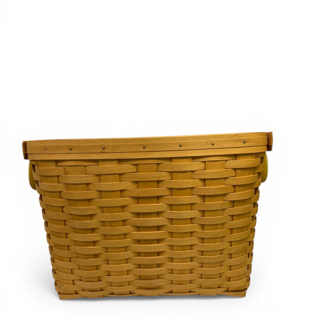 Longaberger Newspaper Basket With Protector - 3