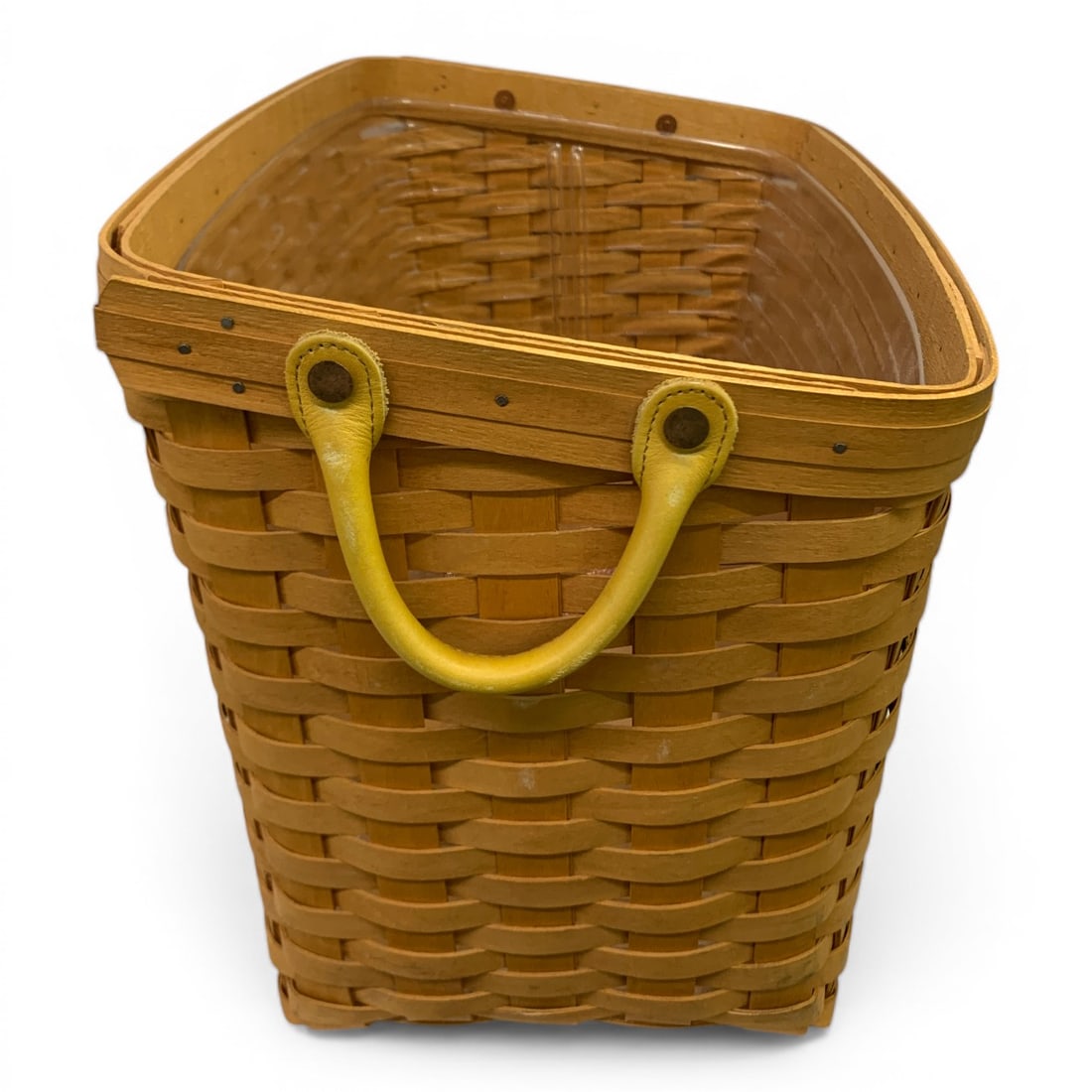 Longaberger Newspaper Basket With Protector - 7