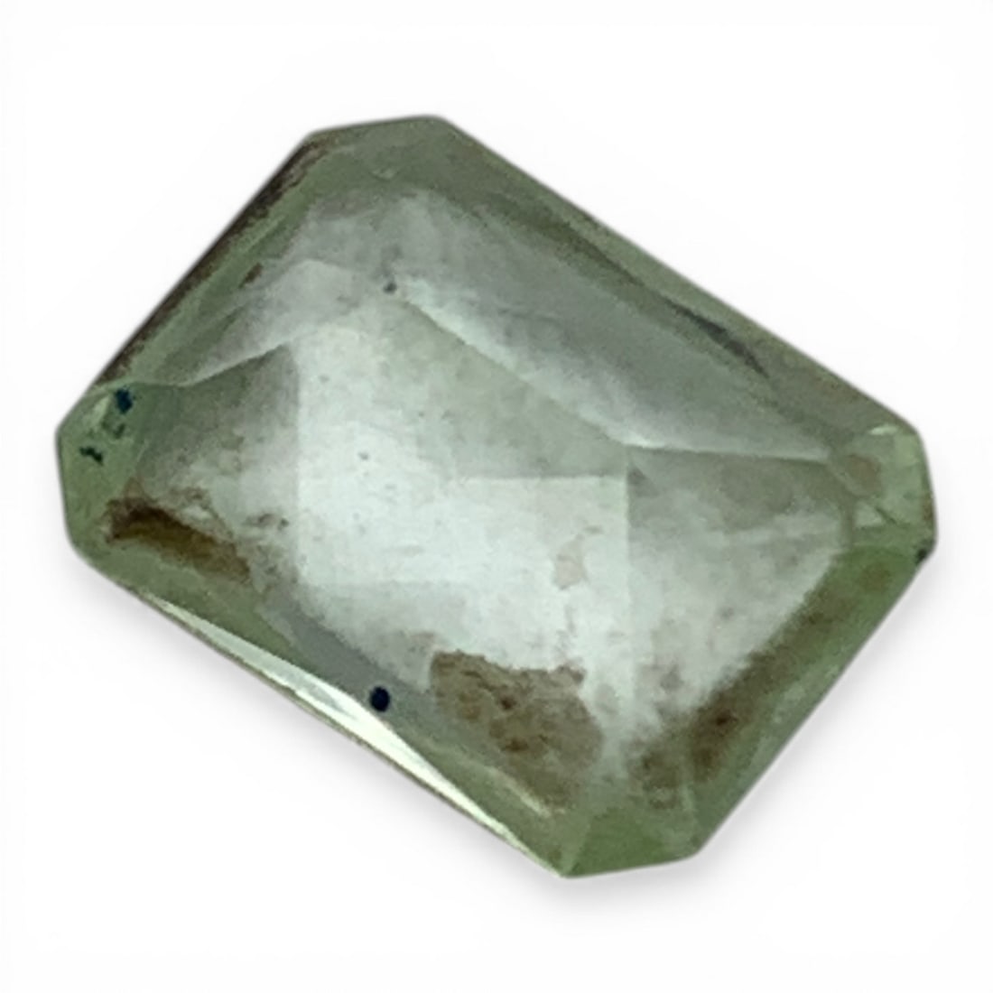 Faceted Light Green Spinel Gemstone - 2