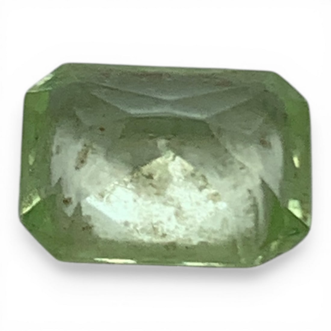 Faceted Light Green Spinel Gemstone - 2