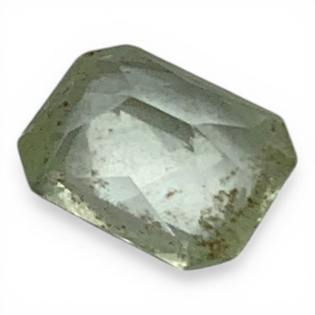 Faceted Light Green Spinel Gemstone - 2