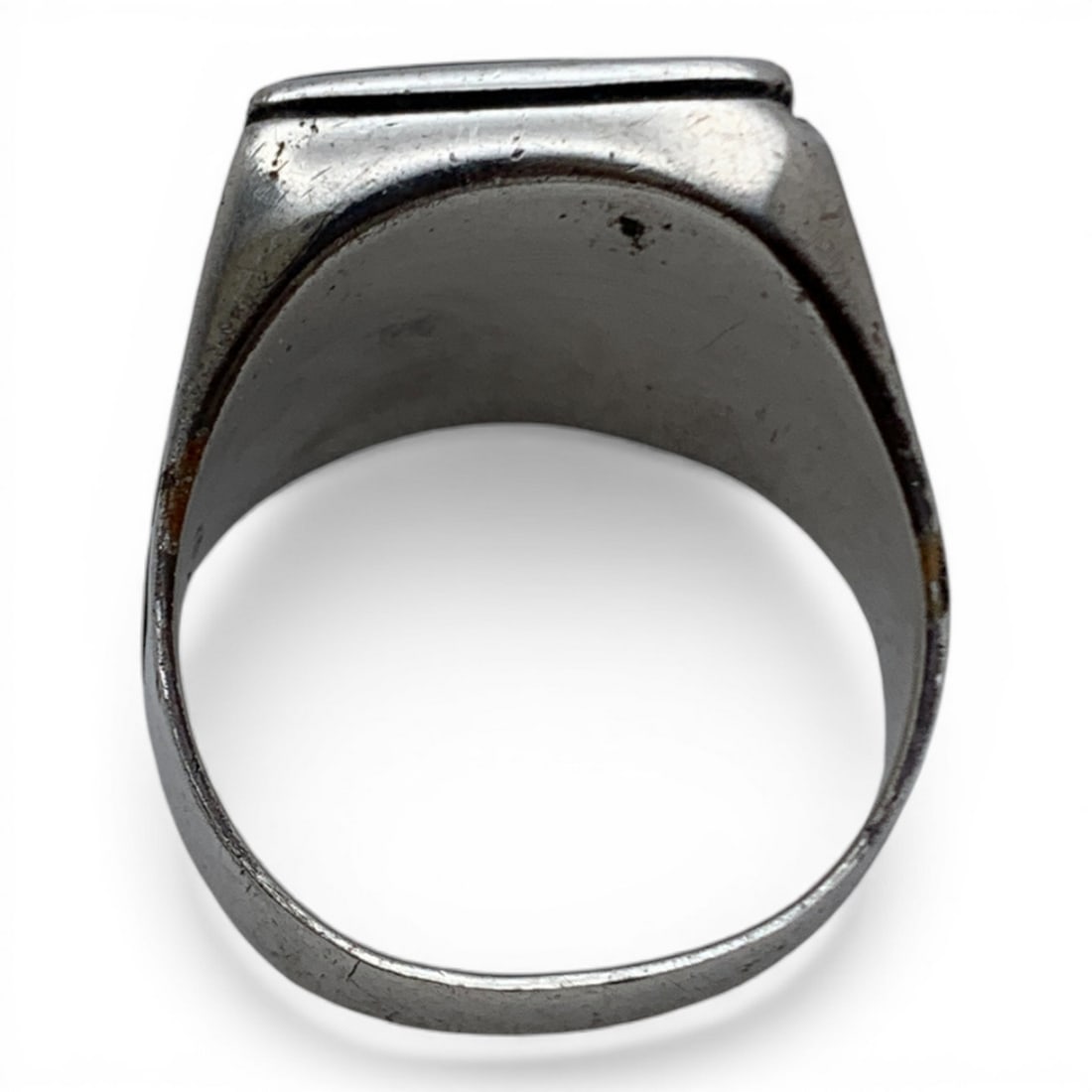 Silver Ring With Blue Stone - 2