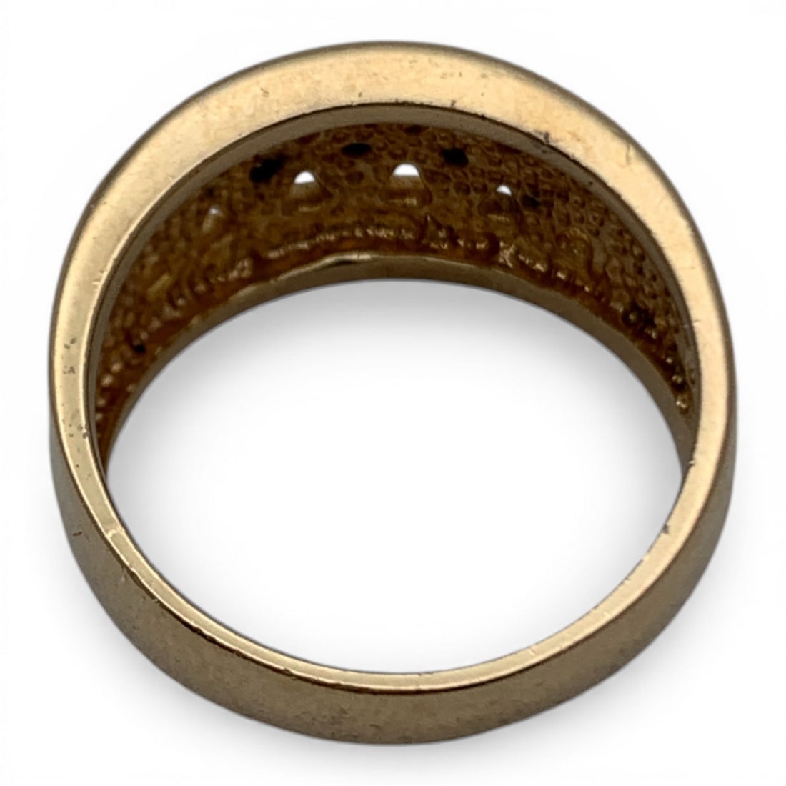 Sterling Silver Gold Tone Ring - 2