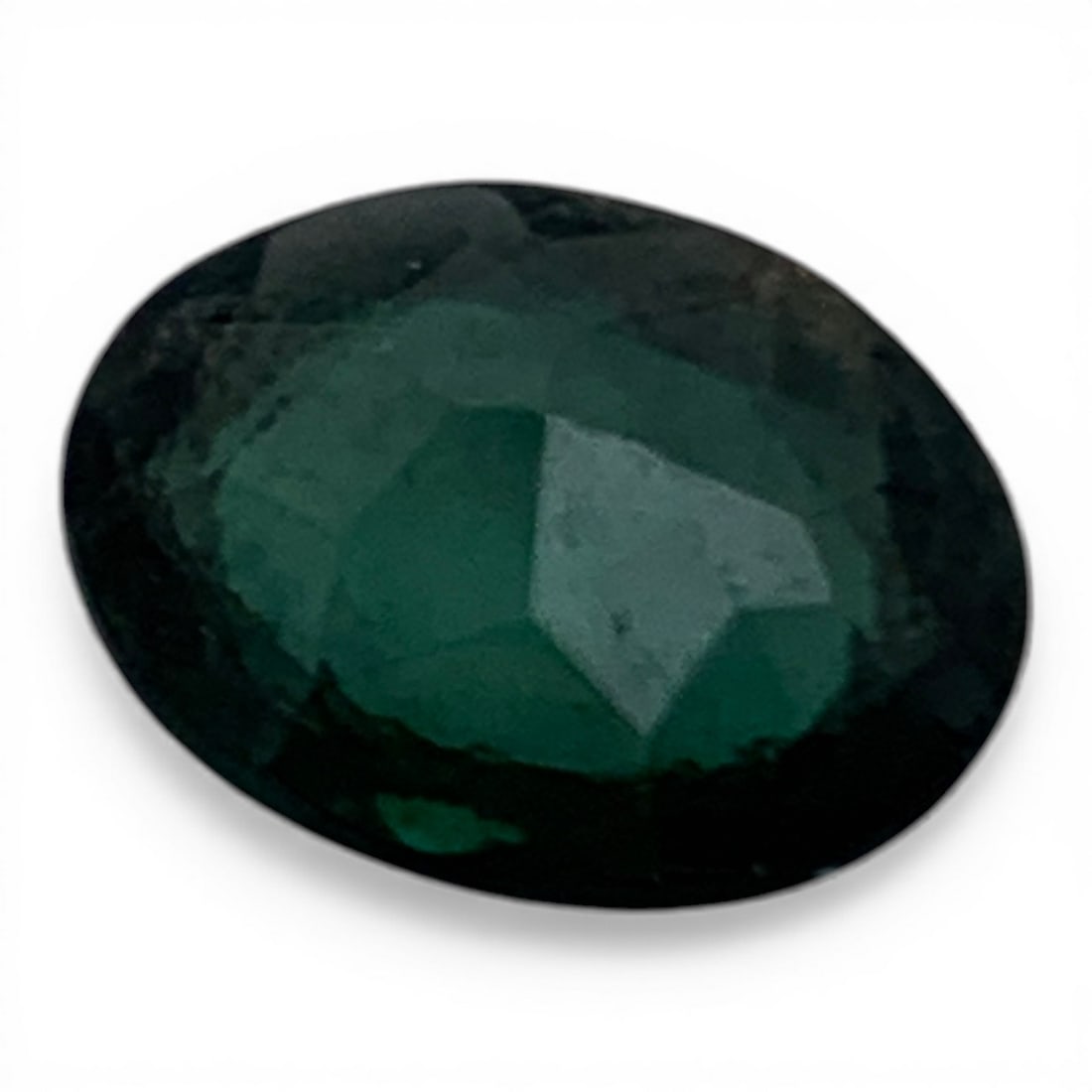 Faceted Dark Green Spinel Gemstone - 2