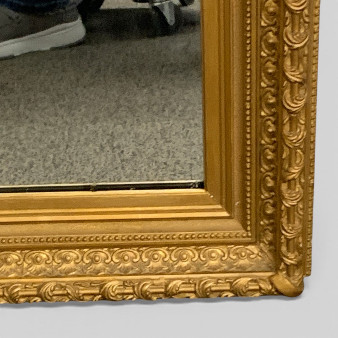 Mirror In Ornate Gilt Frame - 5