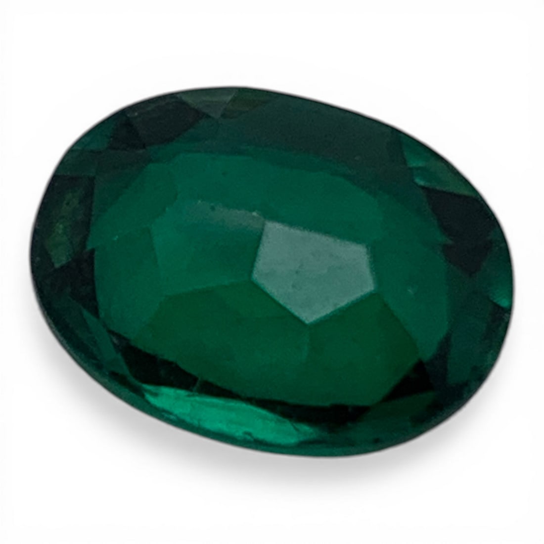 Faceted Dark Green Spinel Gemstone - 2