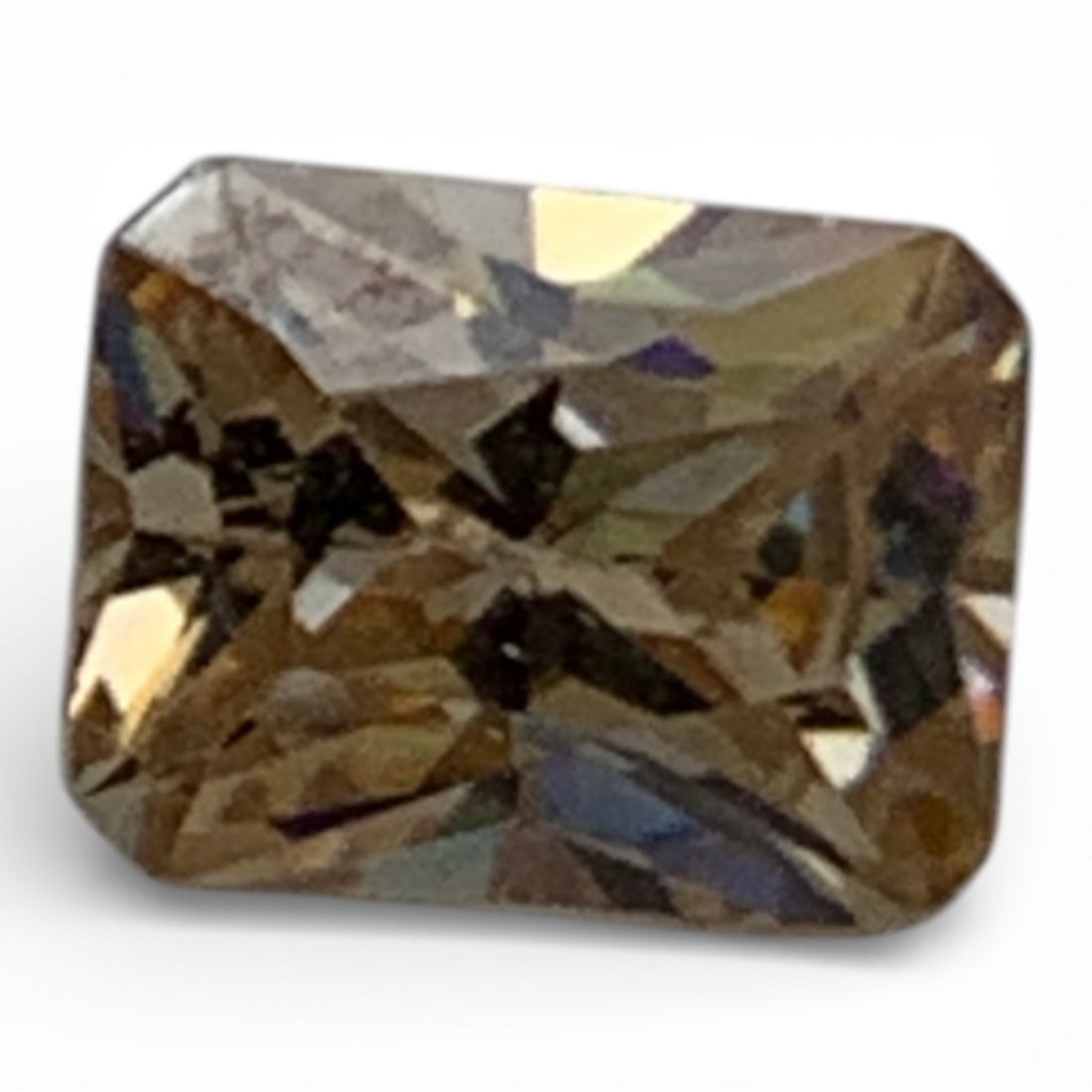 Faceted Yellow Citrine Gemstone - 6