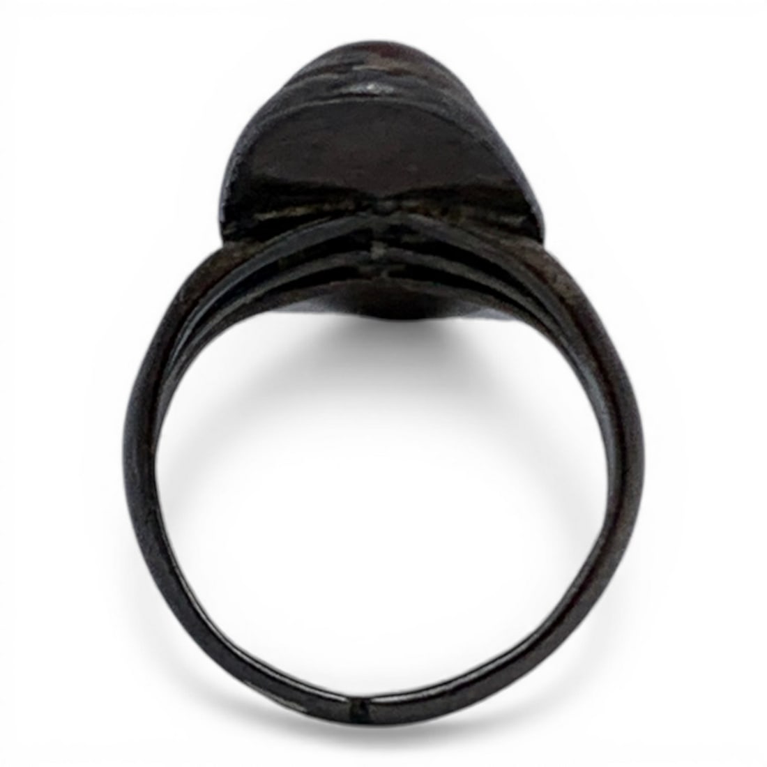 Silver Ring With Stone - 2