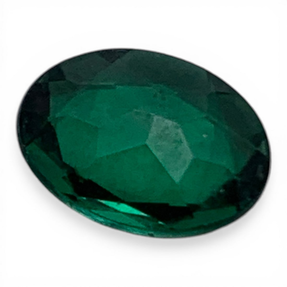 Faceted Dark Green Spinel Gemstone - 2