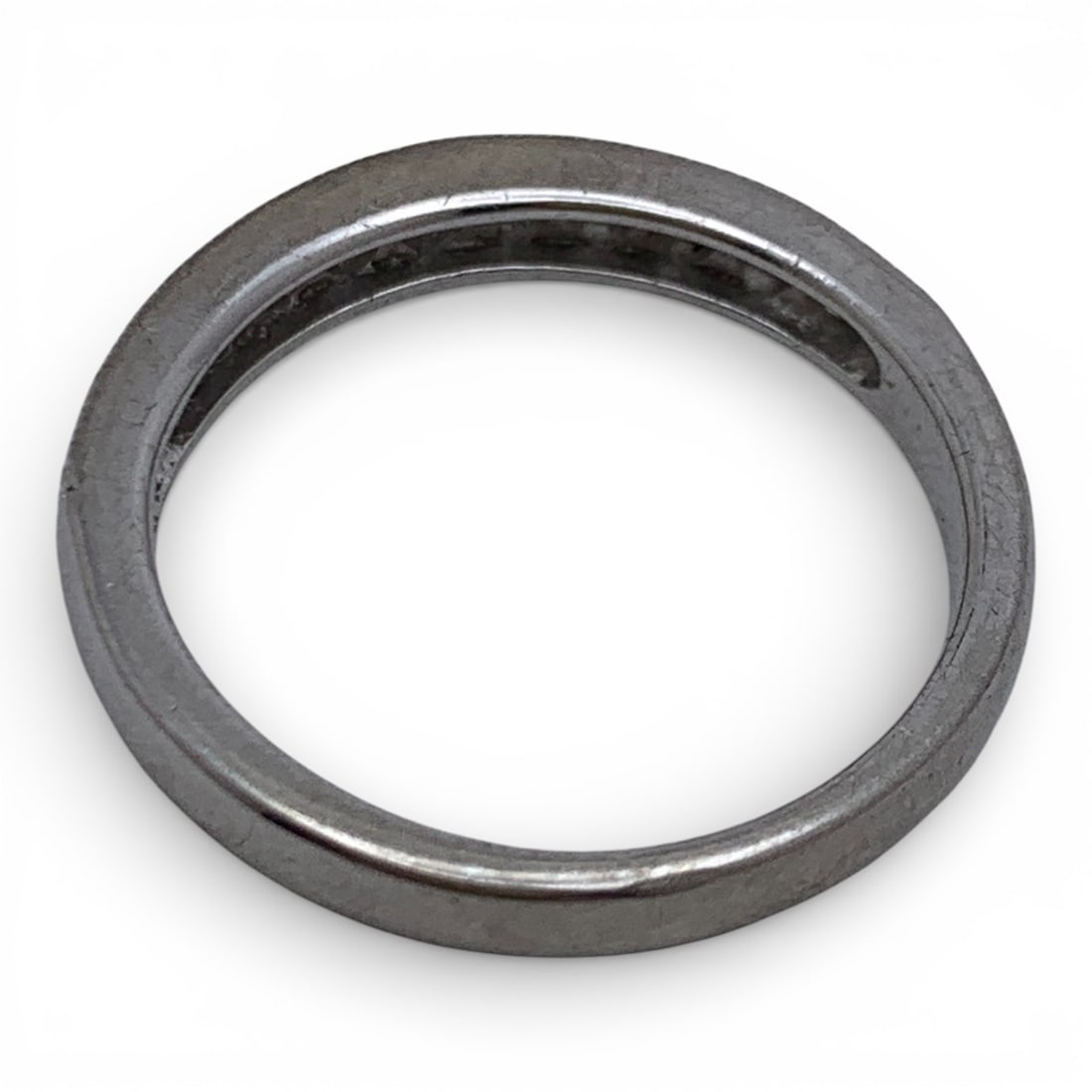 Sterling Silver Ring With Clear Stones - 2