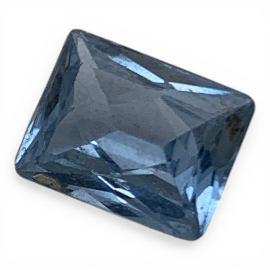 Faceted Light Blue Spinel Gemstone - 3