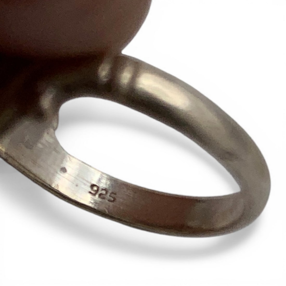 Sterling Silver Ring With Stone - 6