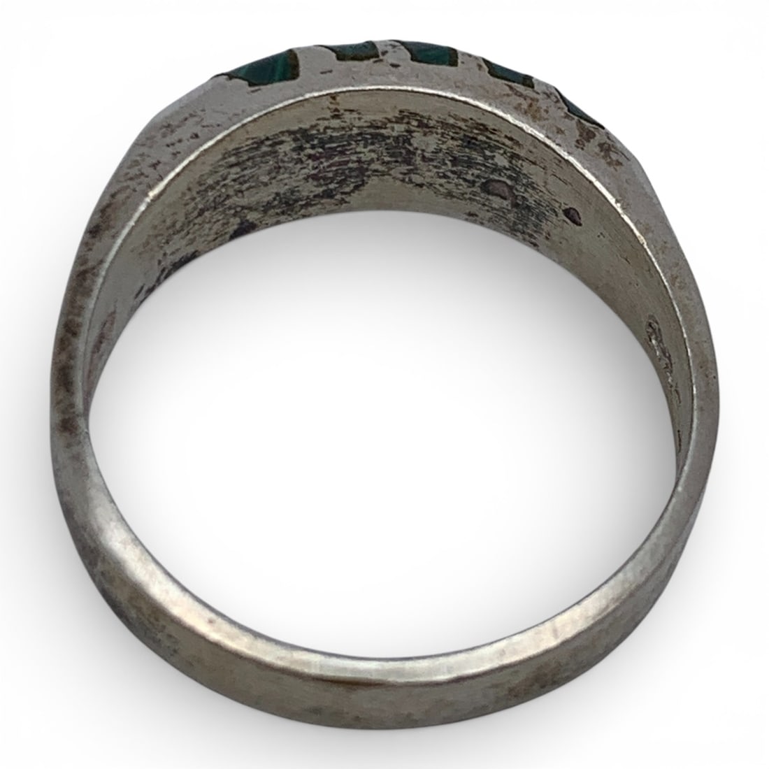 Sterling Silver & Malachite Ring - 2