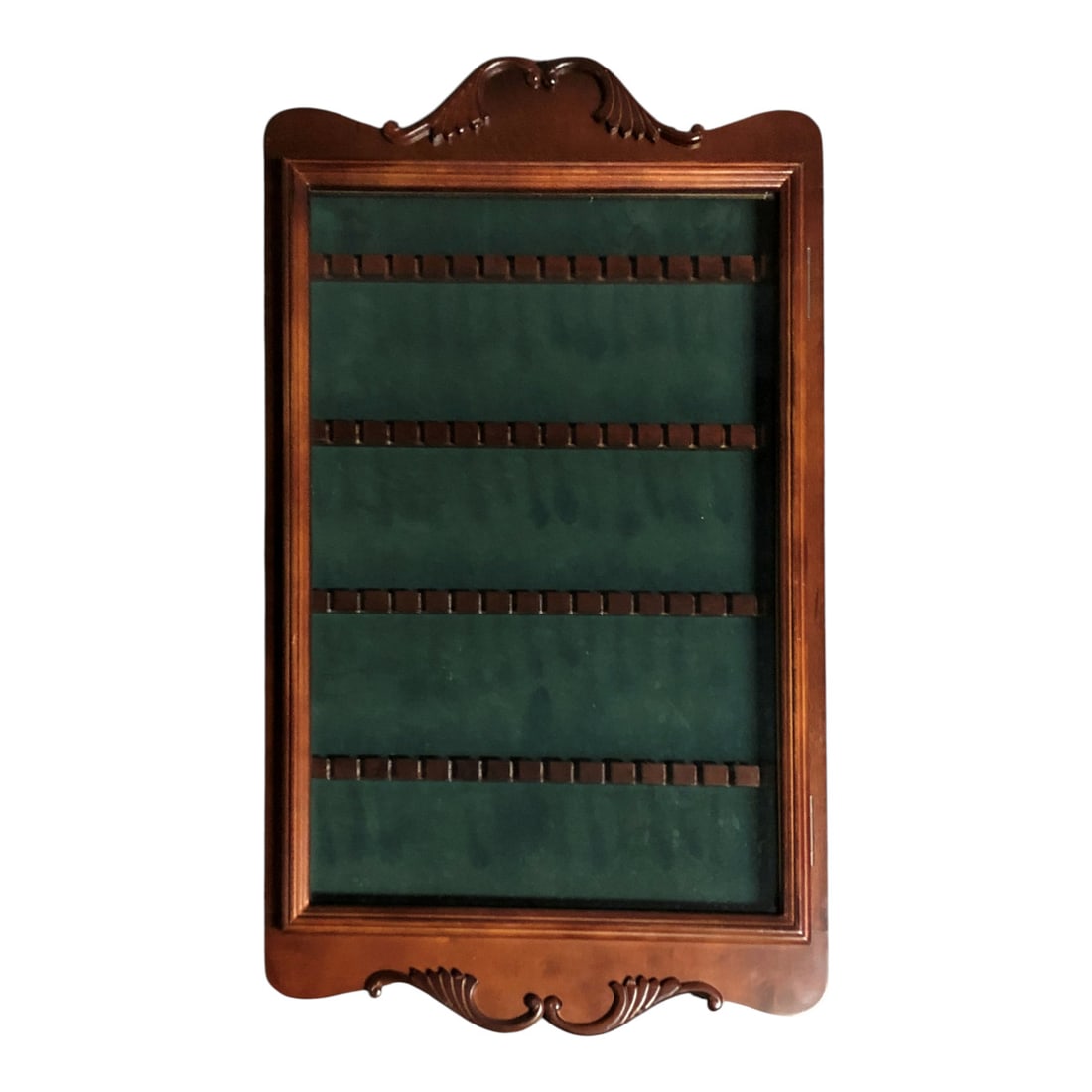 Hanging Spoon Display Case: 29.25" X 17.5".