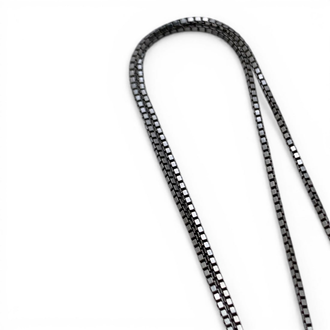 Sterling Silver Box Chain Necklace - 2