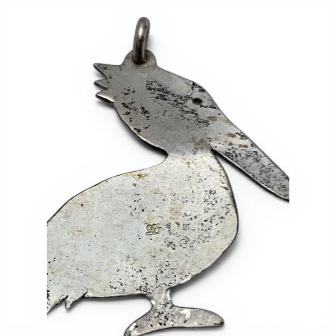 Sterling Silver Pelican Pendant - 3