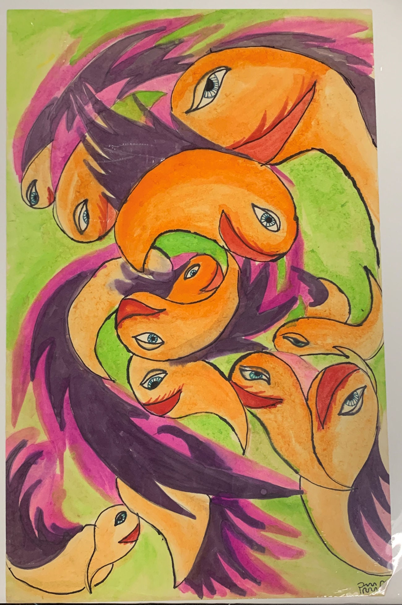 Signed Watercolor - 2