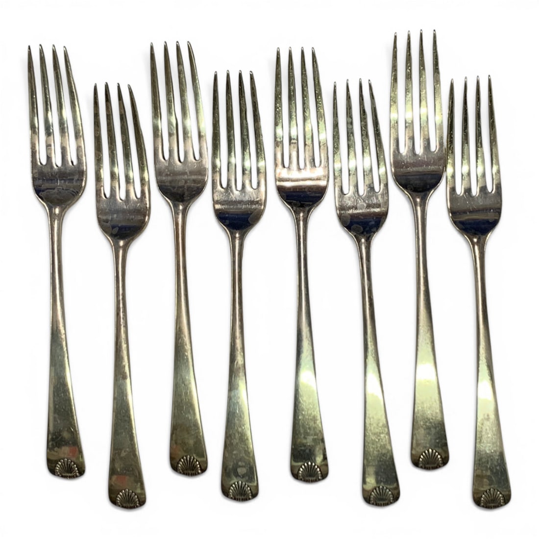 Colonial Shell 63 Piece Sterling Flatware Set - 5