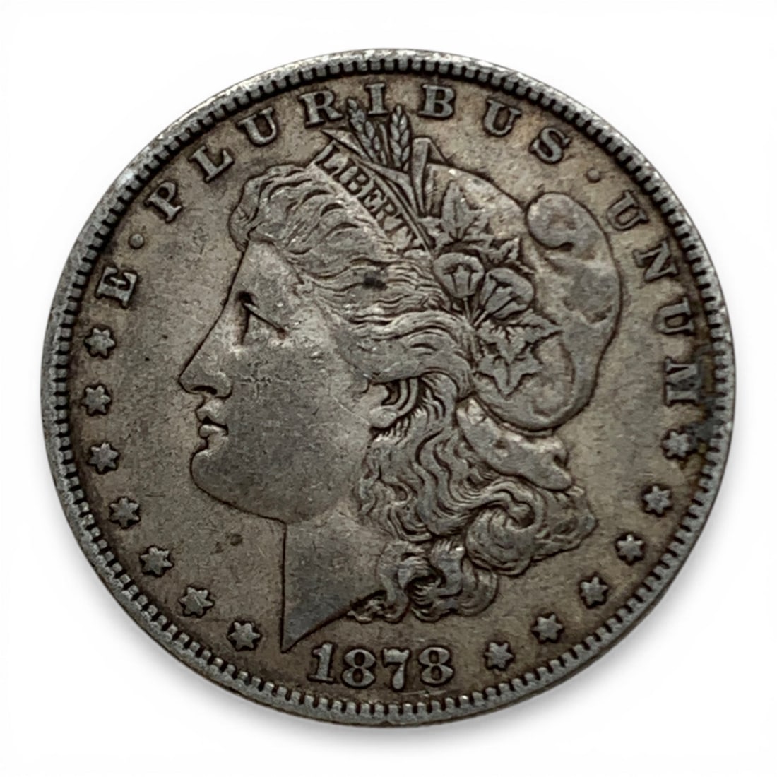 1878 Morgan Silver Dollar: 90% Silver Content - United States Of America~ One Dollar