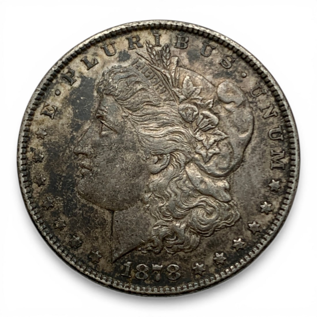 1878 S Morgan Silver Dollar: 90% Silver Content - United States Of America~ One Dollar