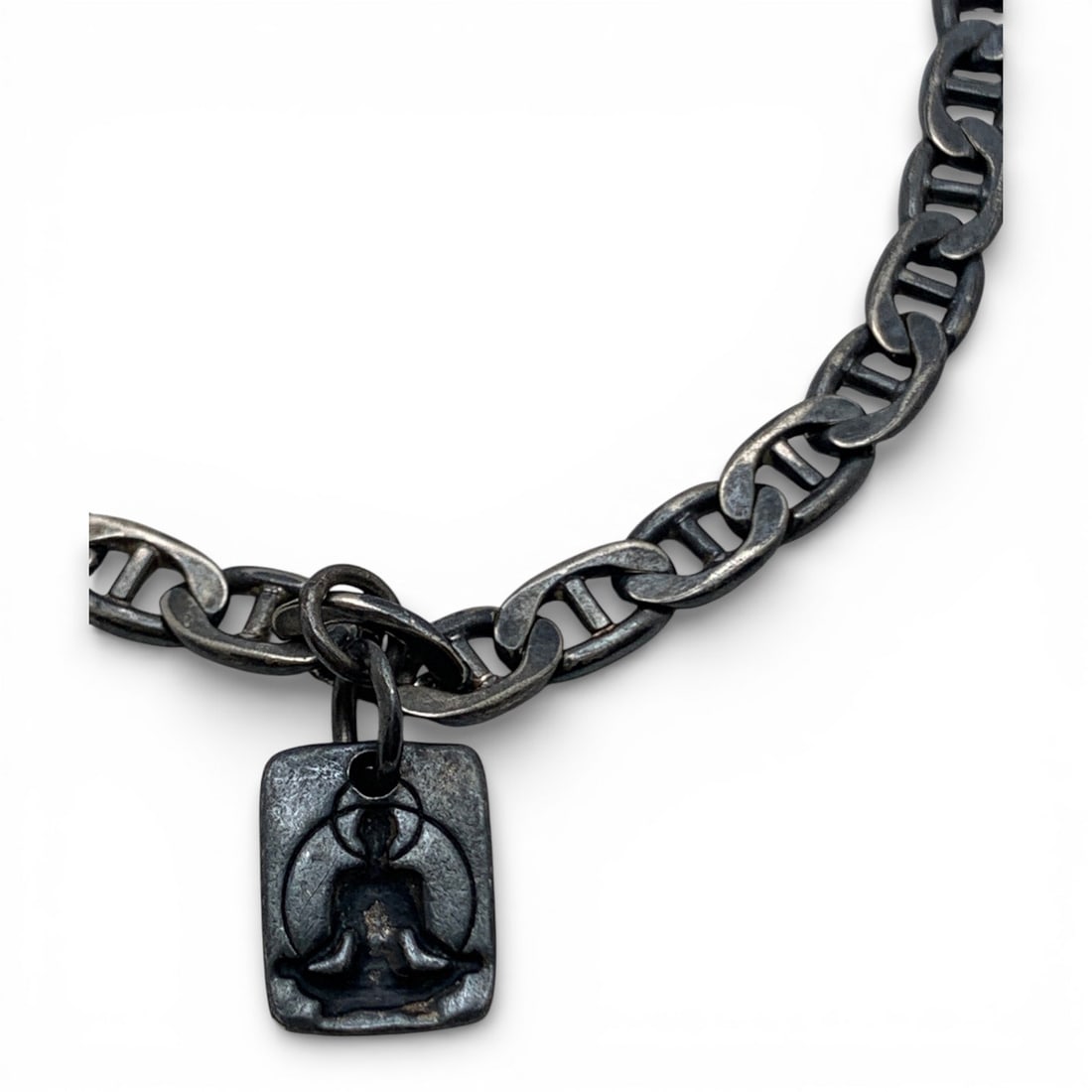 Sterling Silver Bracelet With Charm - 2