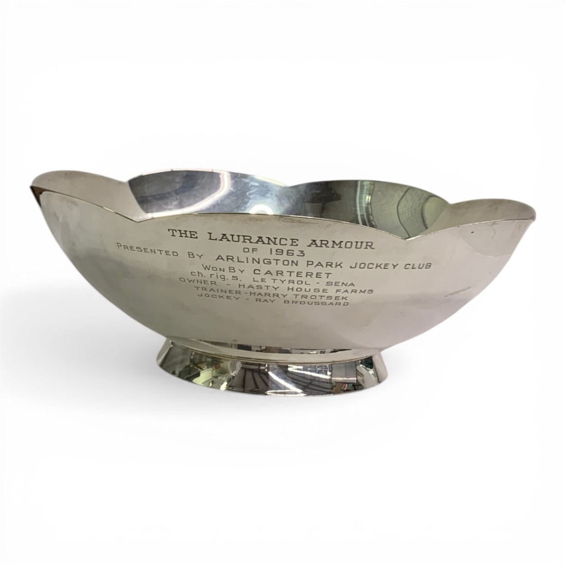 Tiffany & Co Large Sterling Silver Bowl: Marked On Bottom: Tiffany & Co Makers, Sterling, 23844 - 10 1/2" Diameter - 25.020 Ozt