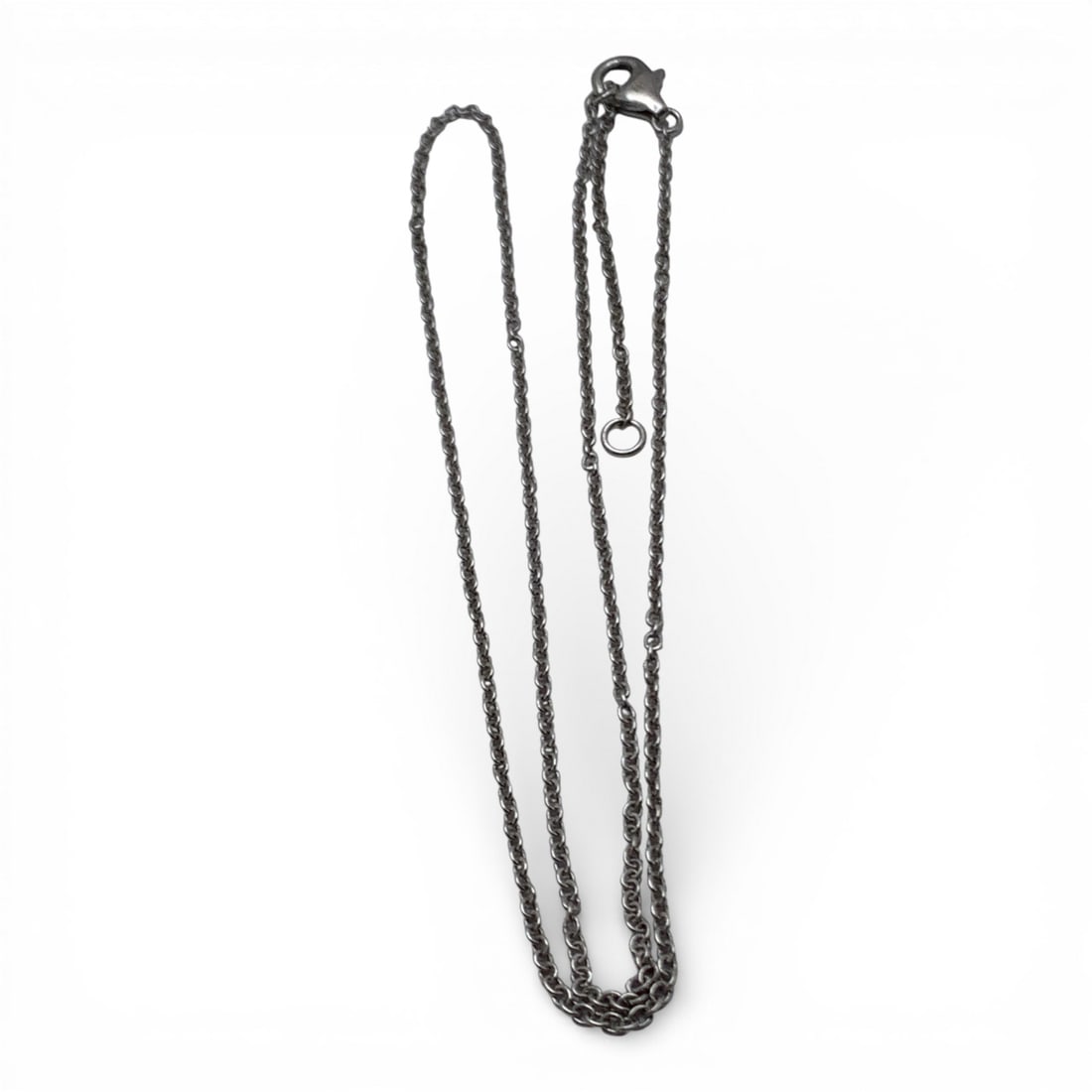 Sterling Silver Necklace: Marked 925 - 20" Long - 3.0 Grams