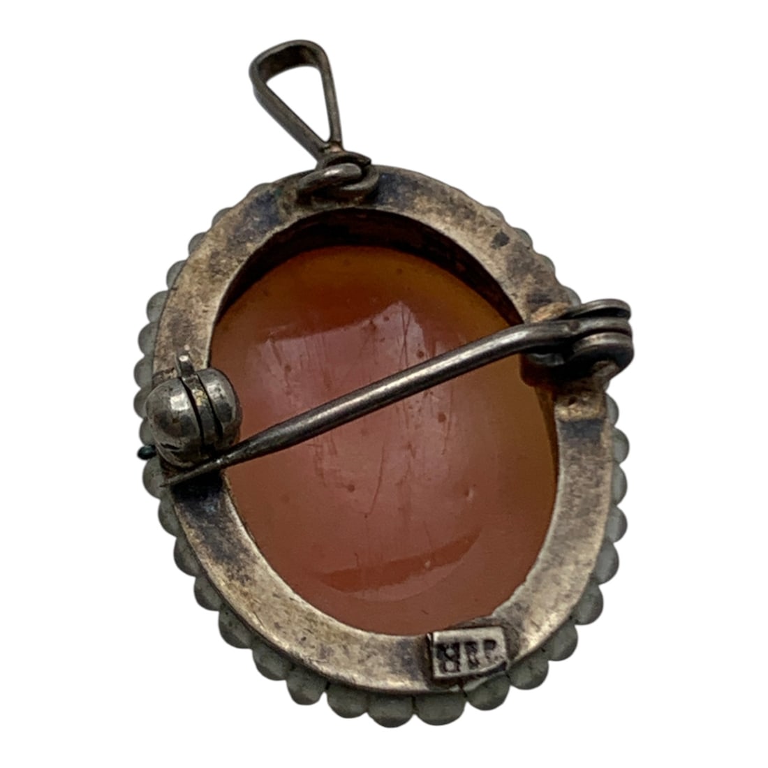 Silver Cameo Pin/ Pendant - 2