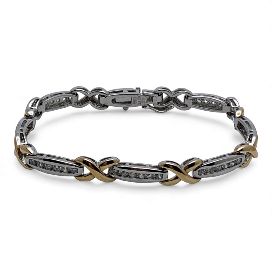 Sterling Silver & Cubic Zirconia Bracelet (1 of 3)