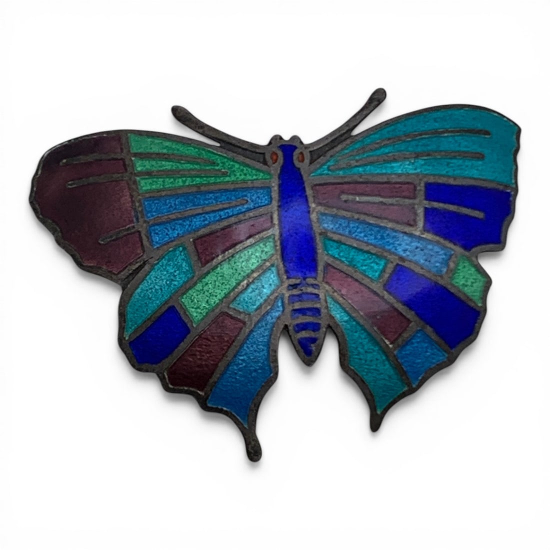 Sterling Silver Siam Butterfly Pin: Marked Sterling - 1 3/4" Long - 7.8 Grams