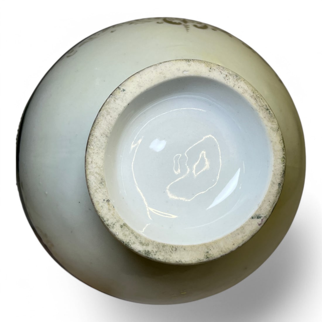 Hand Painted Porcelain Double Handled Vase - 6