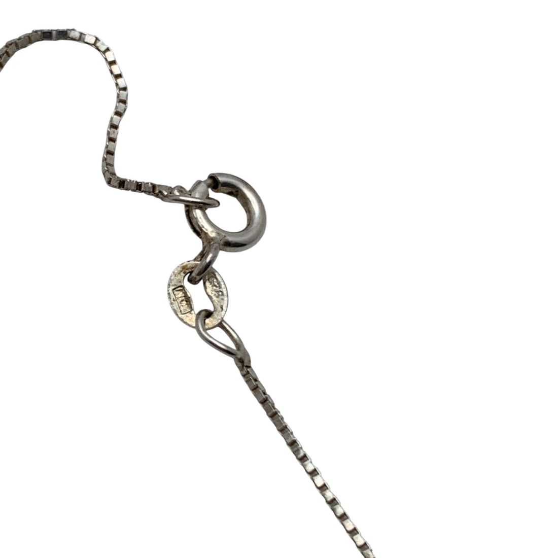 Sterling Silver Box Chain Necklace - 3