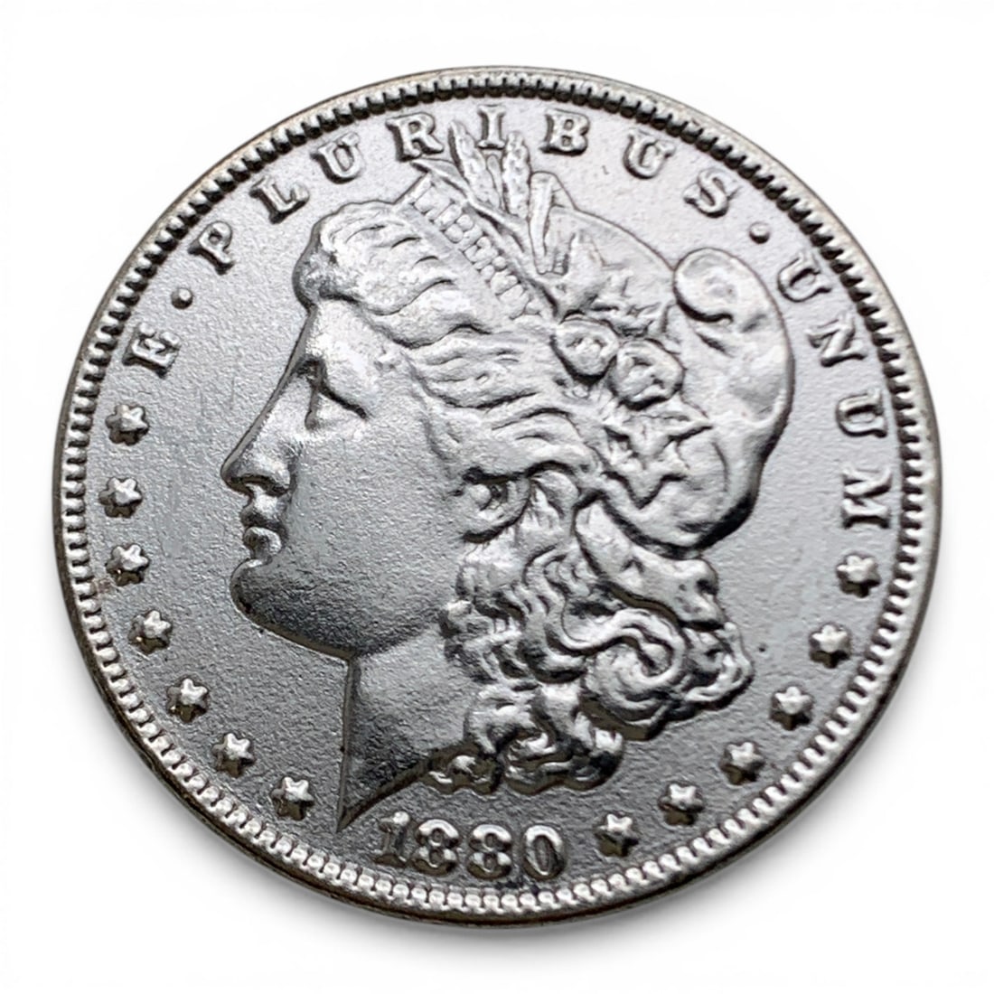 1880 Morgan Silver Dollar: 90% Silver Content - United States Of America~ One Dollar