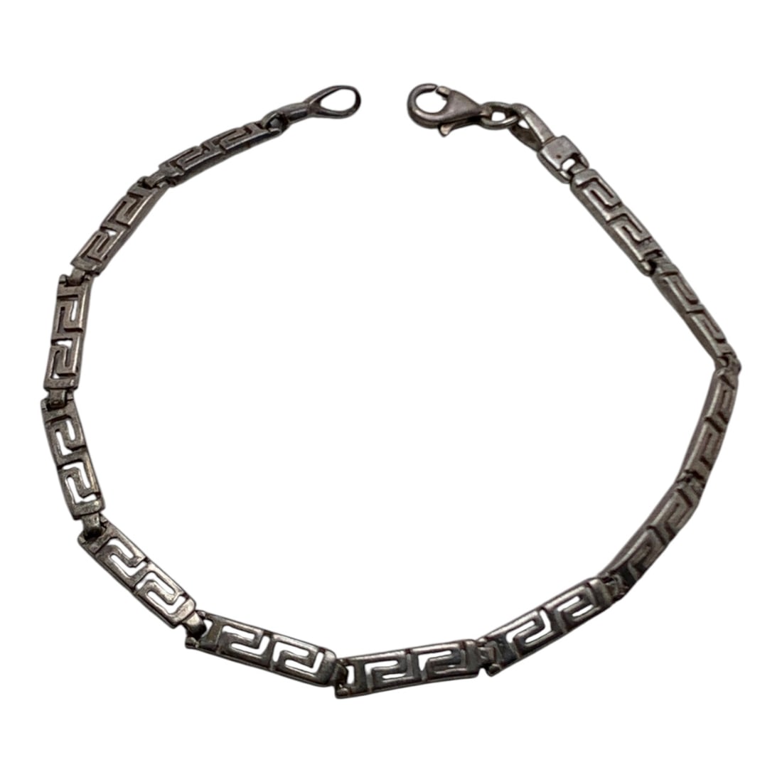 Sterling Silver Bracelet: Marked 925 - 7 5/8" Long - 4.9 Grams