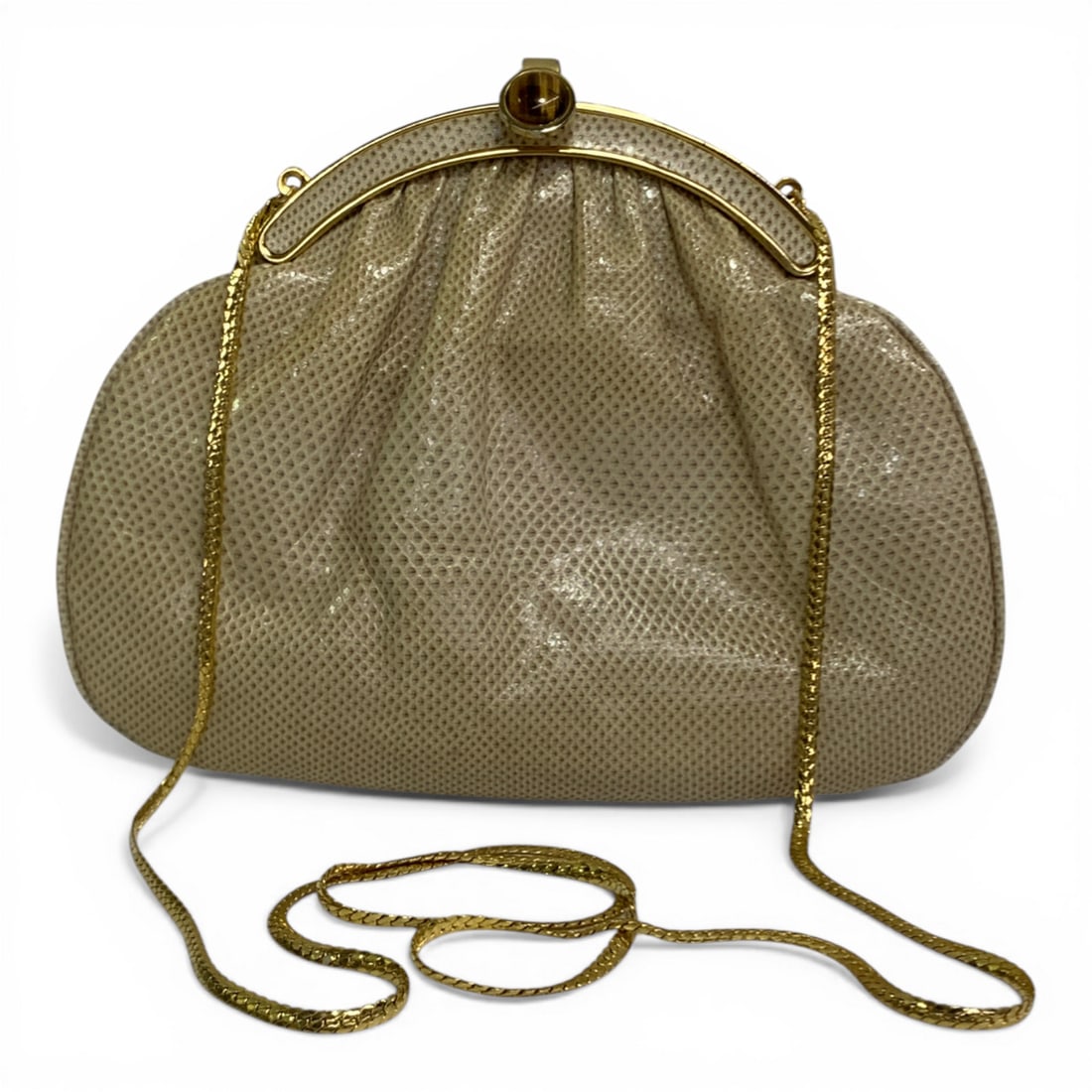 Ashneil Fashion Purse: Marked: Ashneil - 9 1/8" X 7 1/4"Interior Shows Age Damage