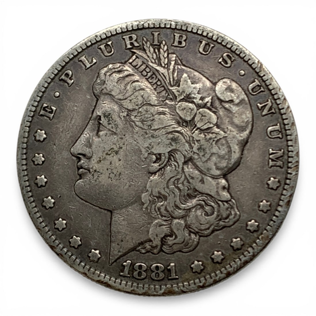 1881 S Morgan Silver Dollar: 90% Silver Content - United States Of America~ One Dollar