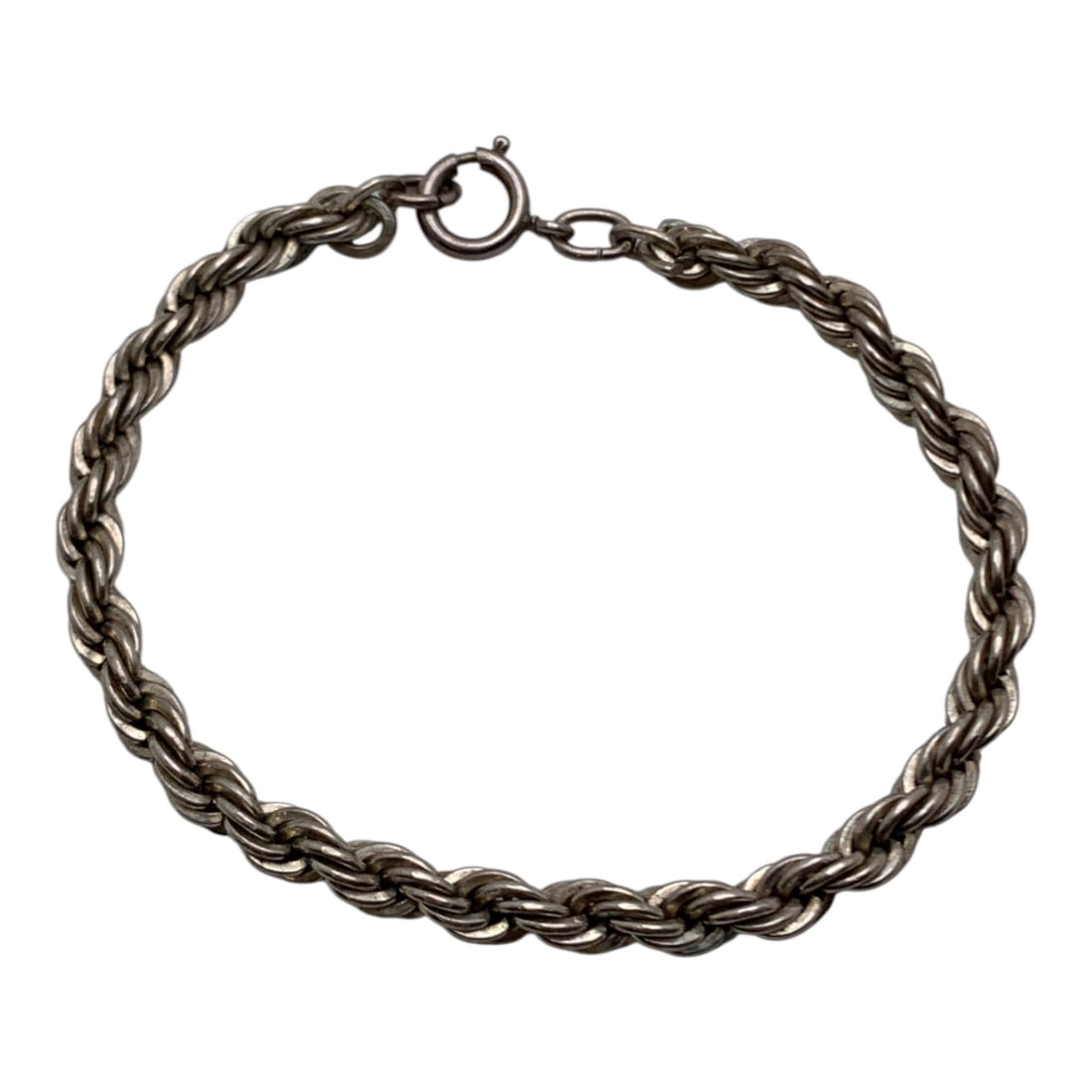 Sterling Silver Bracelet: Marked Sterling - 7 5/8" Long - 14.4 Grams