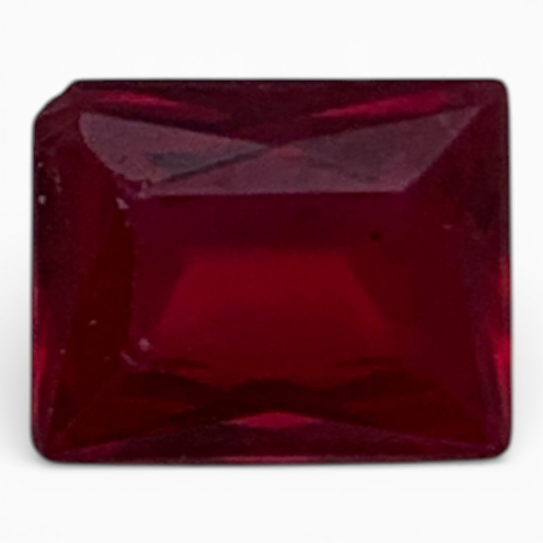 Faceted Pink Ruby Gemstone: 6x8.5mmGemstones Tested With Presidium Gem Tester Il - Berners Does Not Guarantee Authenticity Of Gemstones