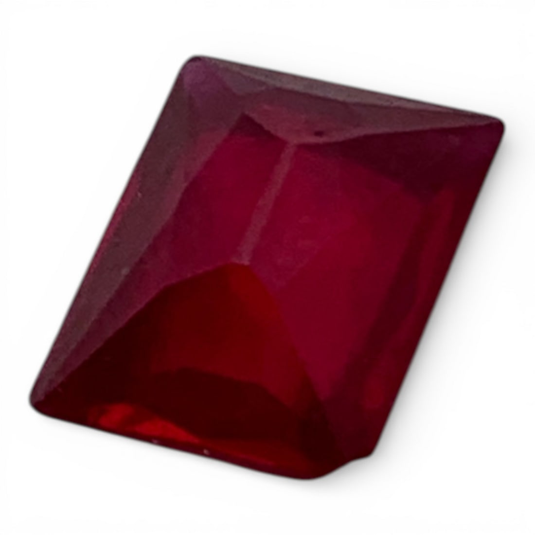 Faceted Pink Ruby Gemstone - 6