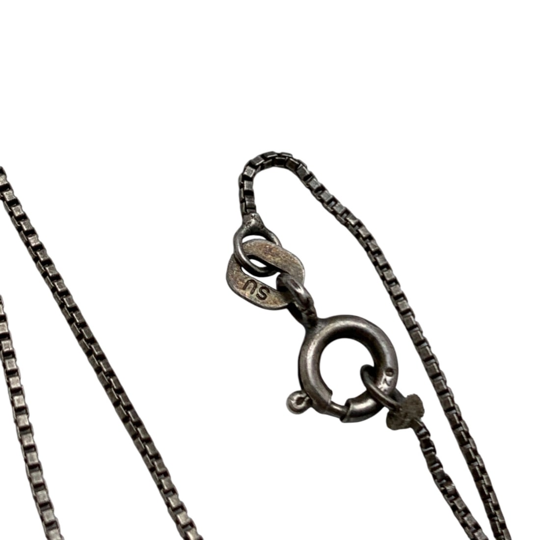 Sterling Silver Box Chain Necklace - 3