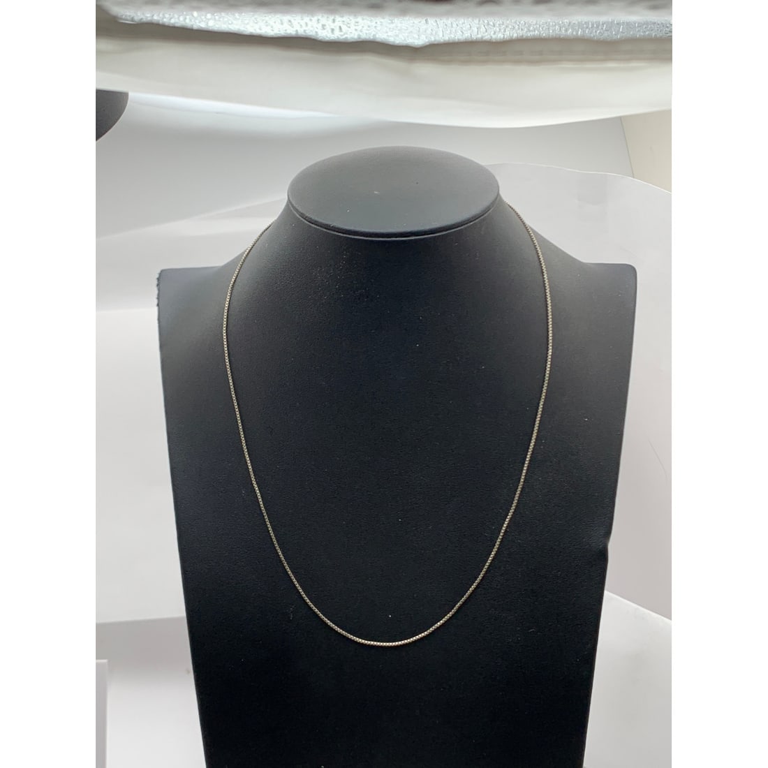Sterling Silver Box Chain Necklace - 4